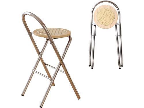 Inklapbare barkruk - Hoge stoel - Keuken en buiten