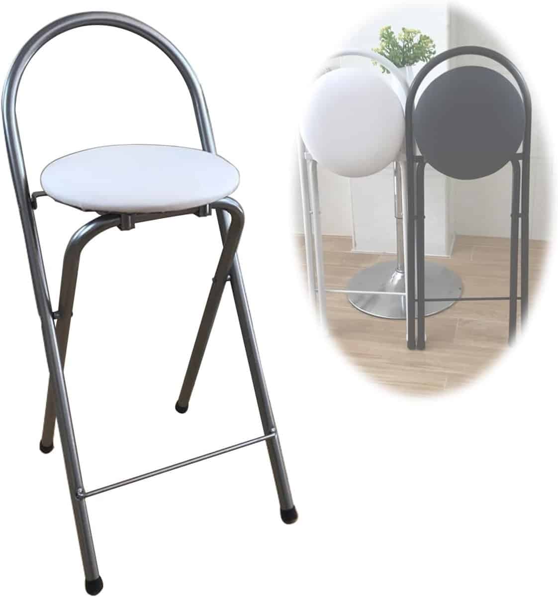 inklapbare barkruk opvouwbare stoel extra zitplaatsen met