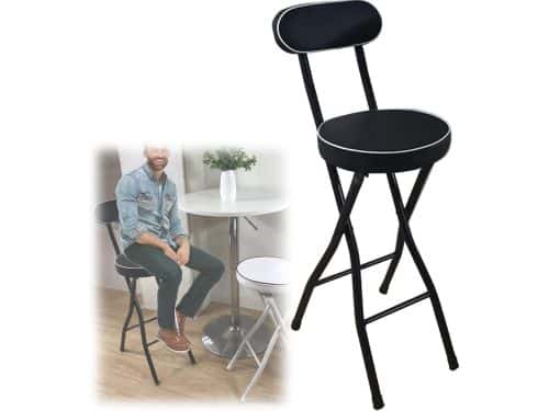 Inklapbare Barkruk - Opvouwbare Stoel - Ruimtebesparend Zitten - Met