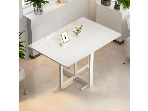 Inklapbare Eettafel - Keuken Klaptafel - Ruimtebesparend - Massief Hout