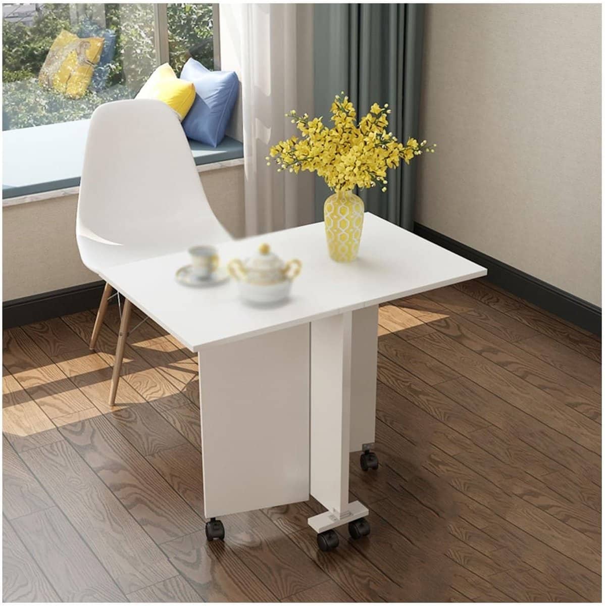 inklapbare eettafel klaptafel keukentafel ruimtebesparend eten met