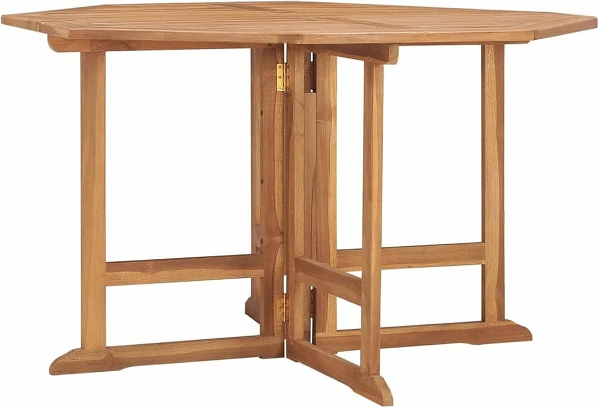 inklapbare houten klaptafel voor tuin, terras of balkon 110×110 cm