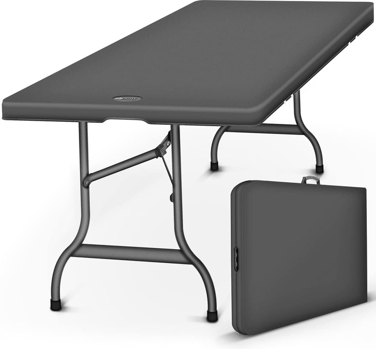 inklapbare tuintafel 180 x 75 cm kunststof buffet
