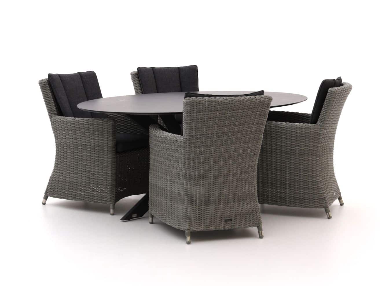 intenso adriano/furato ellips 200cm dining tuinset 5 delig laagste prijsgarantie!