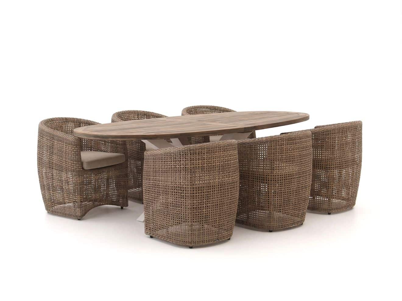 intenso marecchia/rough y ellips 240cm dining tuinset 7 delig laagste prijsgarantie!