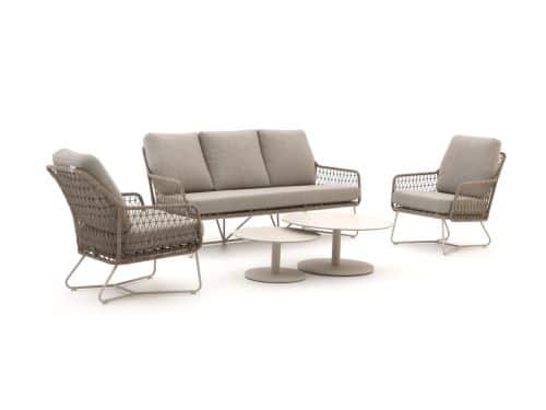 Intenso Trasimeno/Monticano stoel-bank loungeset 5-delig - Laagste prijsgarantie!