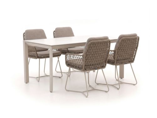 Intenso Trasimeno/Sestino 160cm dining tuinset 5-delig - Laagste prijsgarantie!