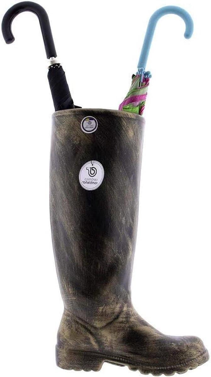 keramische parasolvoet paraplustandaard decoratief entree organiseren handgemaakt