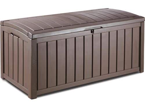 Keter Glenwood Opbergbox - 390L - 128x65x61cm - Bruin
