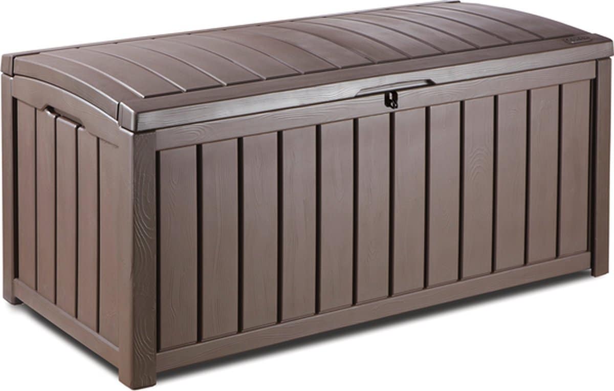keter glenwood opbergbox 390l 128x65x61cm bruin
