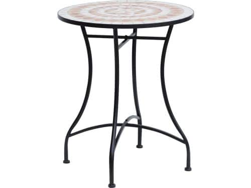 Killogood Tuintafel Ø60 x H71cm, weersbestendige balkontafel van metaal