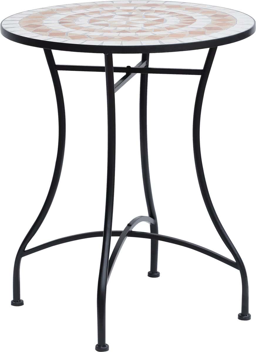 killogood tuintafel Ø60 x h71cm, weersbestendige balkontafel van metaal