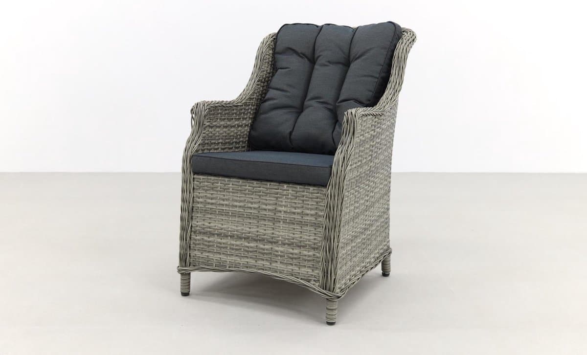 king dining tuinstoel paloma grijs op=op