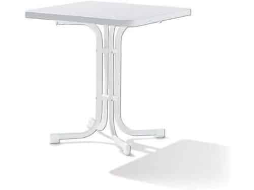 Klaptafel 70 x 70 cm met Marmerdecor en Stalen Frame