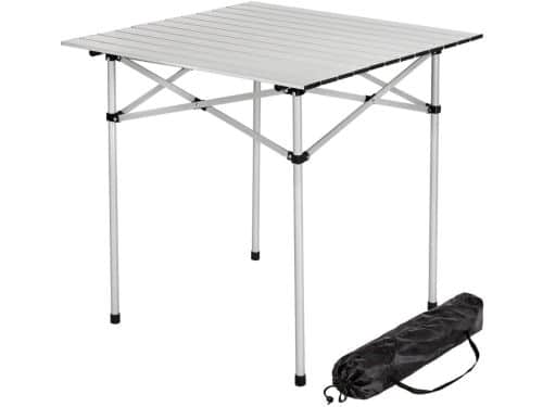 Klaptafel Aluminium - Picknicktafel Outdoor - Kamperen Tuin - Lichtgewicht