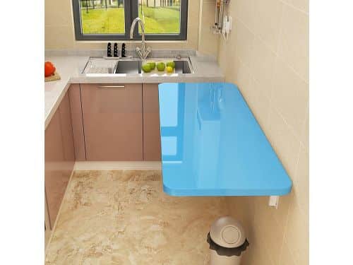 Klaptafel Balkon - Wandbureau Opklapbaar - Ruimtebesparend Werken - Verborgen