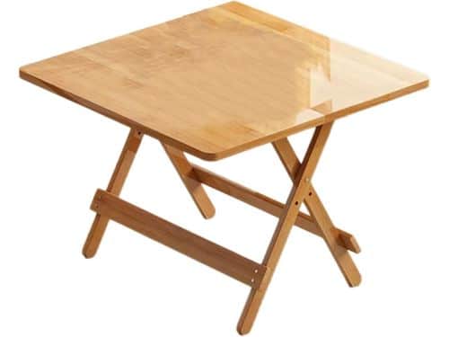 Klaptafel Bamboe - Draagbare Tafel - Buiten Eten - Zonder