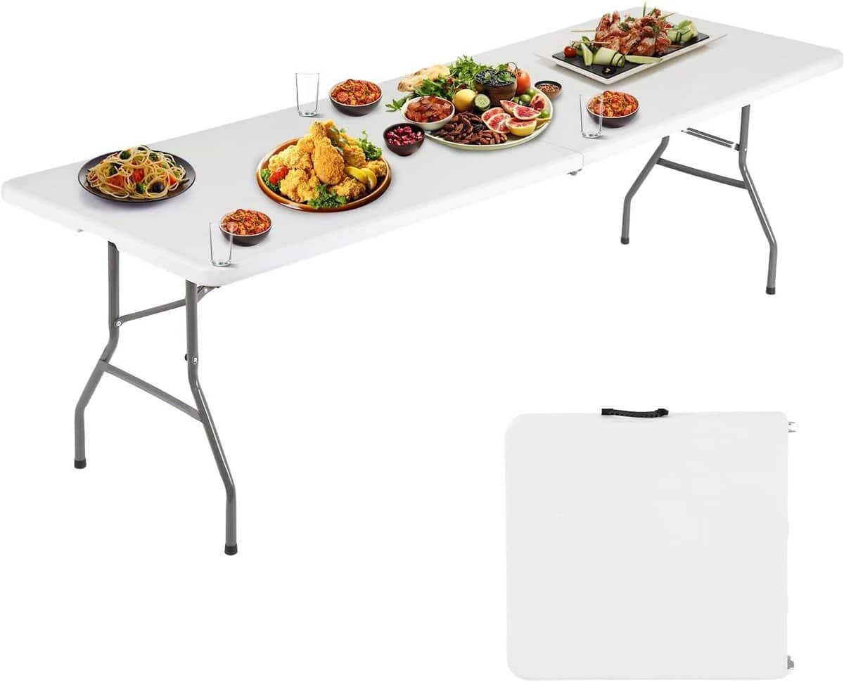 klaptafel buiten picknicktafel feestjes en evenementen compact