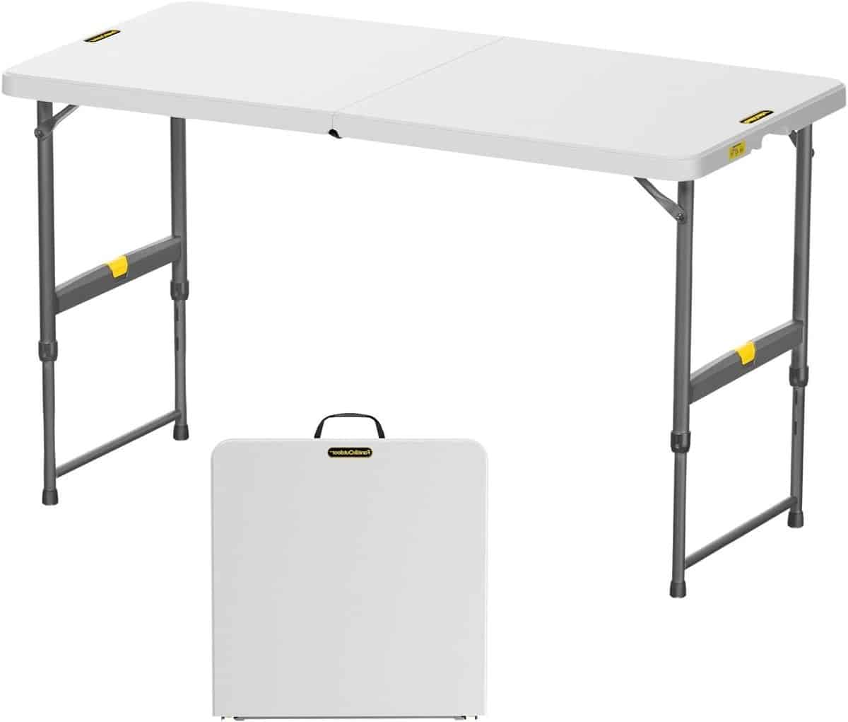 klaptafel draagbare tafel binnen en buiten eenhandige