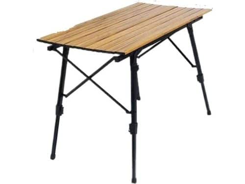 Klaptafel Hout - Draagbare Tafel - Buitenactiviteiten Picknick - Verstelbaar