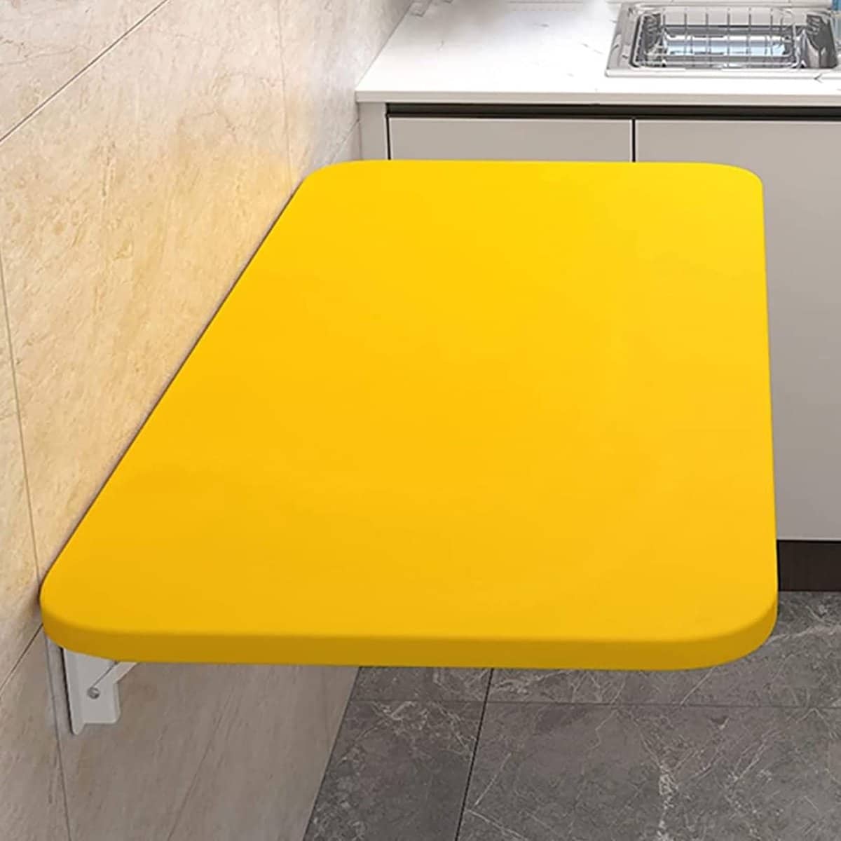 klaptafel hout wandbureau opklapbaar ruimtebesparend werken robuust