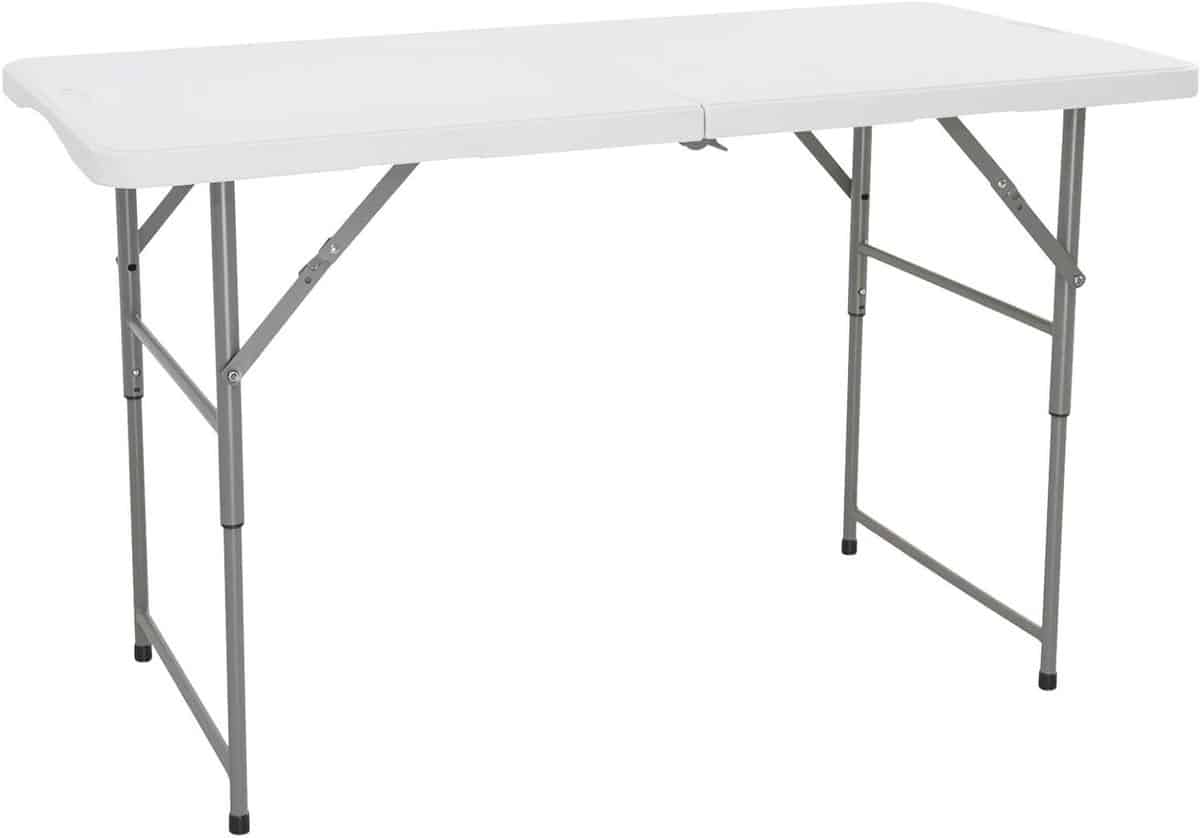 klaptafel verstelbare tafel buitenactiviteiten in hoogte verstelbaar