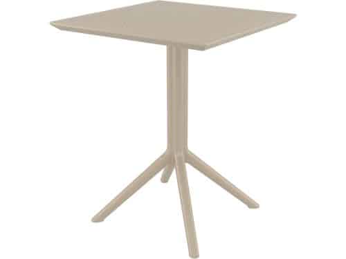 Klaptafel Vierkant - Inklapbare tafel Balkontafel - Buiten Gebruik