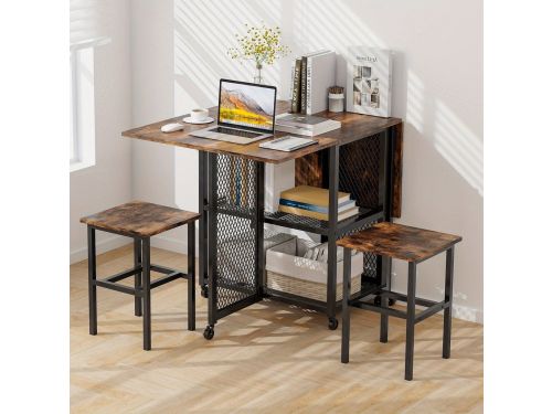 Klaptafel - Vouwtafel - Eettafel - Uitschuifbare Tafel - Krukset
