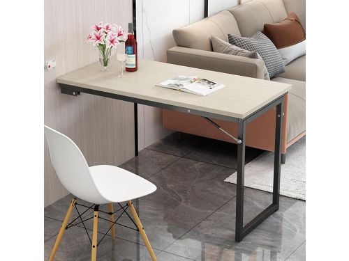 Klaptafel - Wandbureau - Ruimtebesparend werken - Inklapbaar ontwerp