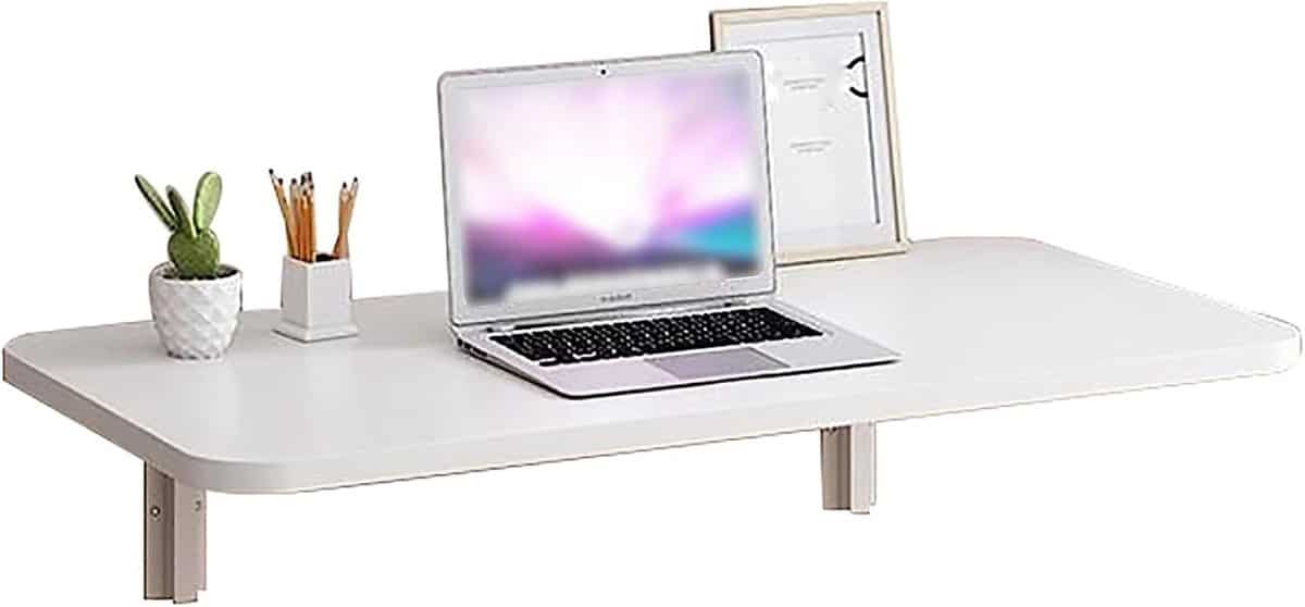 klaptafel wandtafel ruimtebesparend werken inklapbaar l40xb25cm