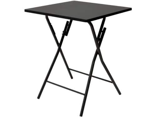 Klaptafel Zwart - Balkontafel - Kleine Ruimtes - Eenvoudig Opklapbaar