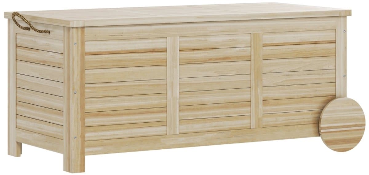 kussenbox 185 l waterdichte opbergbox met wielen