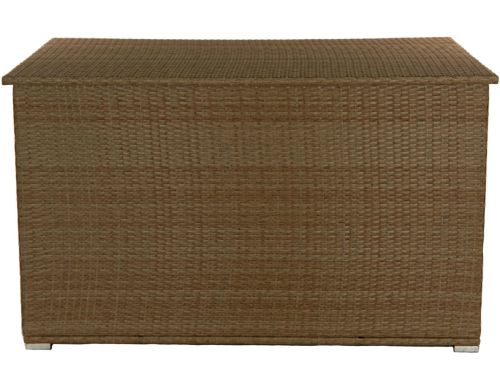 Kussenbox bruin XL 758 l met aluminiumframe waterdicht