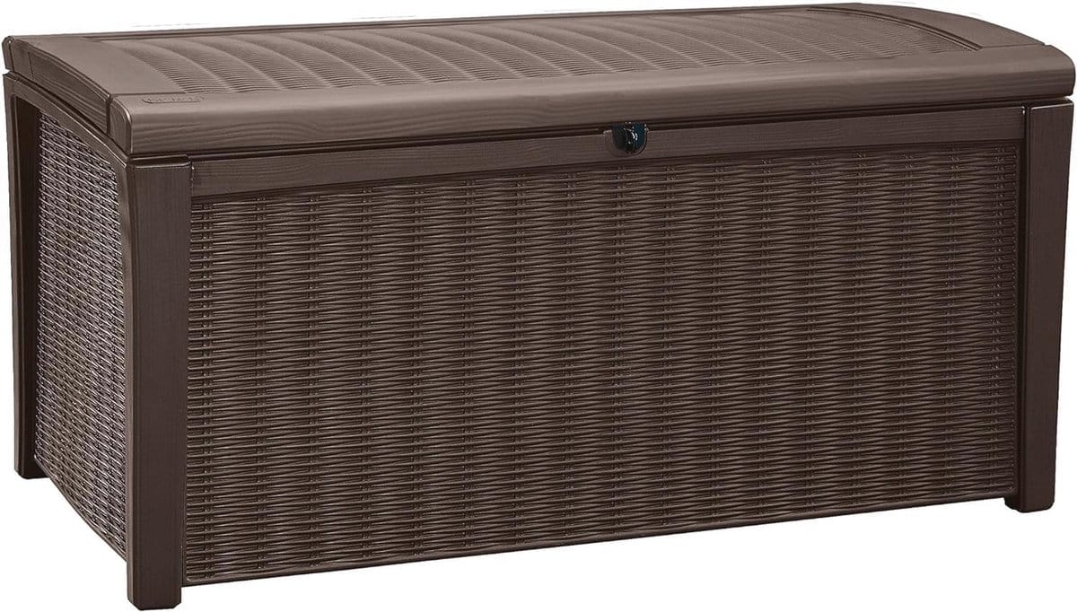 kussenbox voor buiten, 416 liter, weerbestendig en afsluitbaar