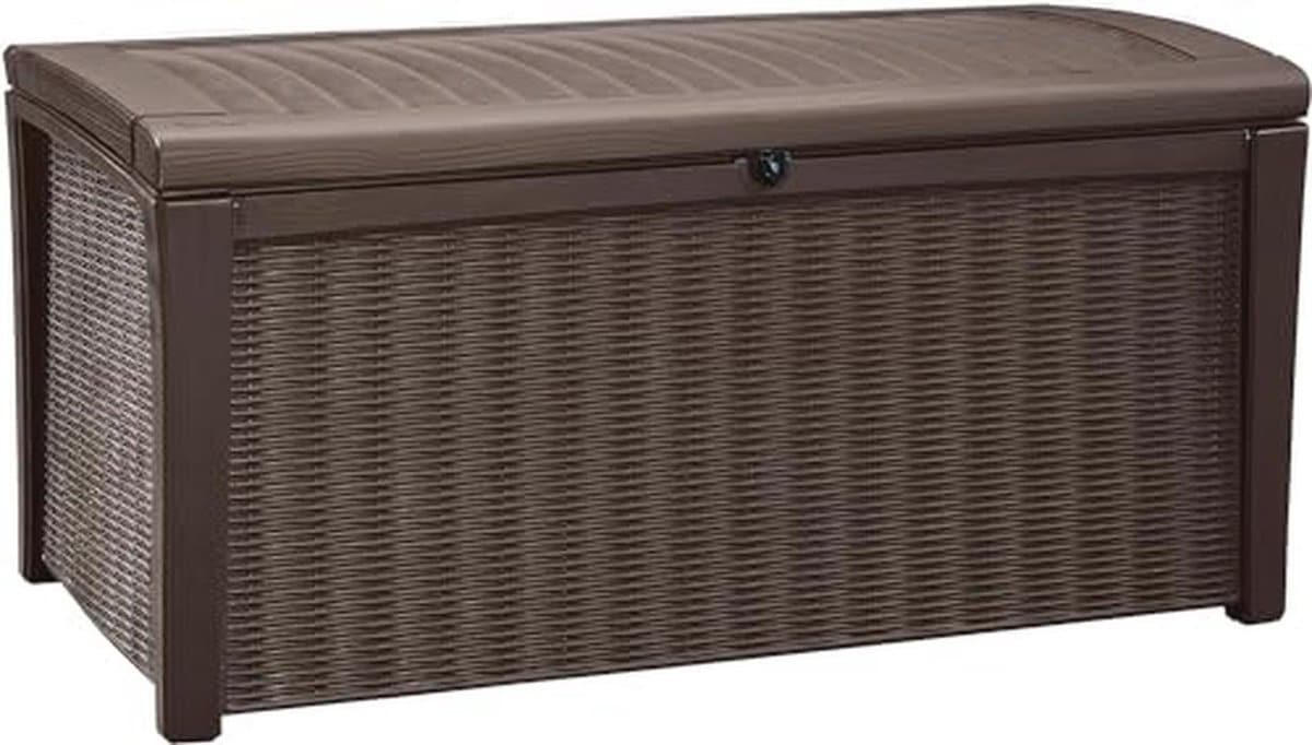 kussenbox voor buiten, 416 liter, weerbestendig en afsluitbaar