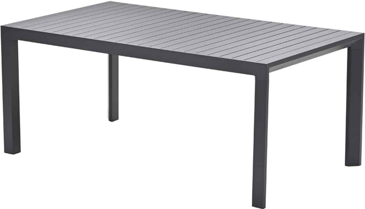 latina uitschuifbare tafel 180/230×100 cm carbon black