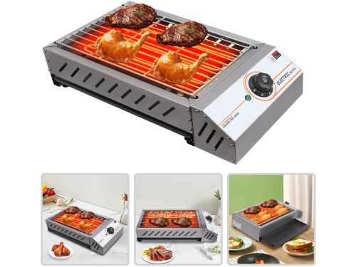 LeeuwenChoice® Elektrische BBQ - RVS Camping Grill - Outdoor BBQ