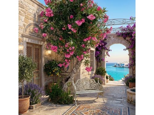 Liberty Elegance Gietijzeren Tuinbank met Antieke Finish 105 x 62