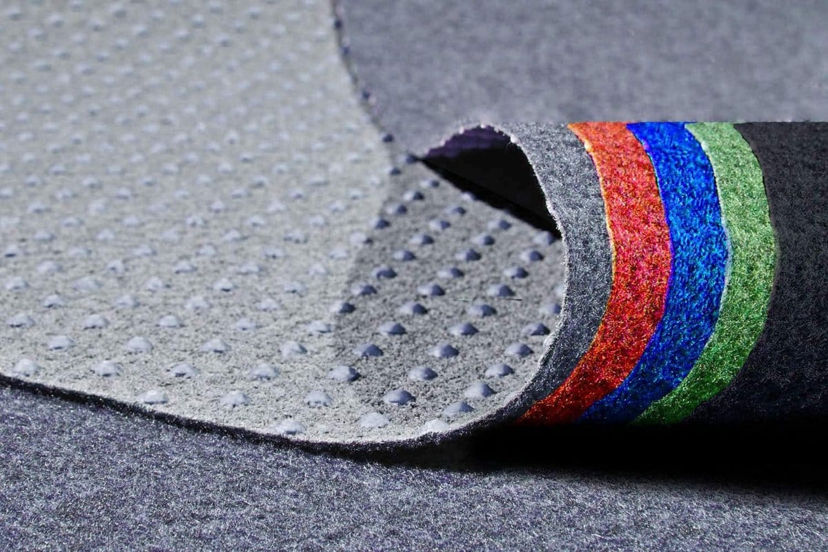 lichtgrijs buitenkleed 200×200 cm kunstgras tapijt voor tuin