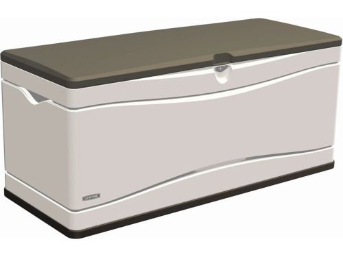 Life-time Kunststof Kussenbox 495L - tuinkist - 61x152x67cm - Lichtgrijs