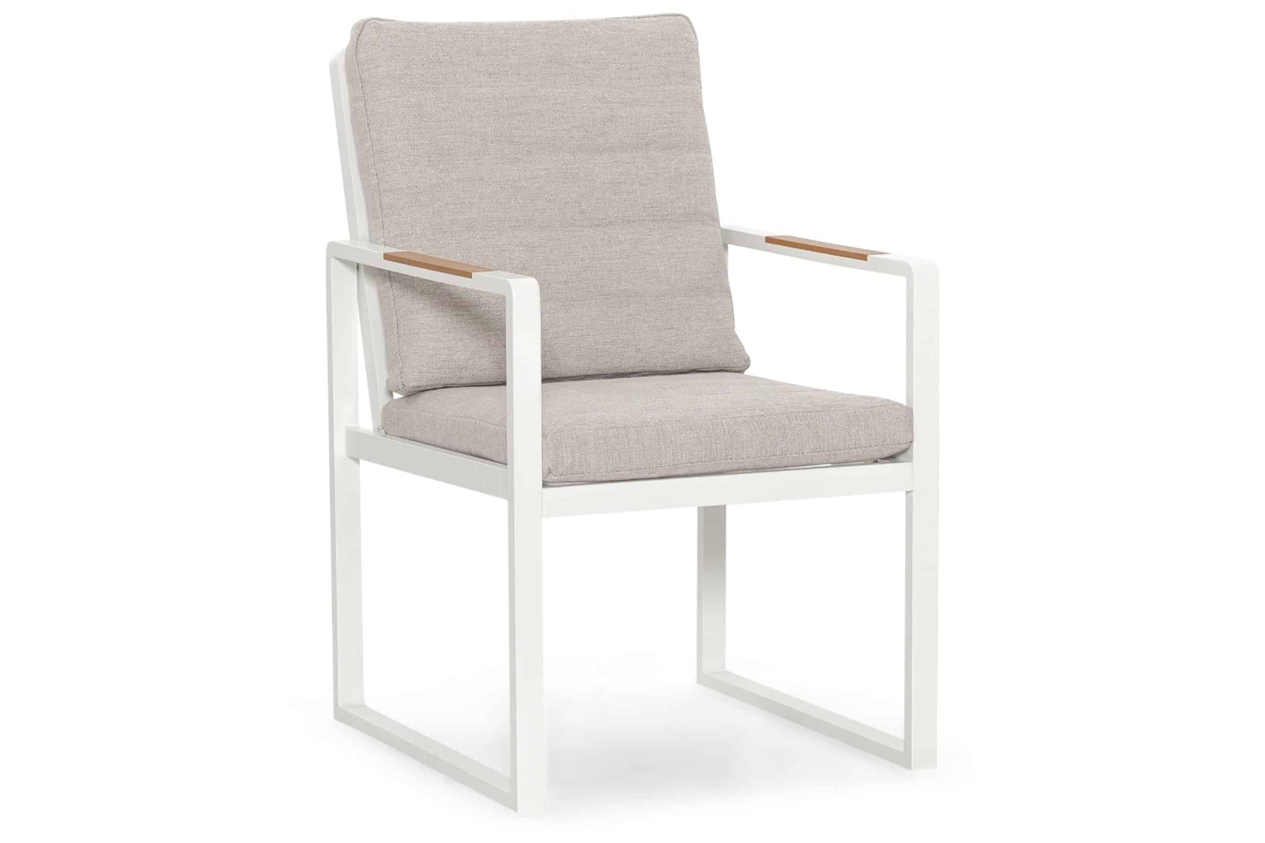 lifestyle alessio dining tuinstoel white