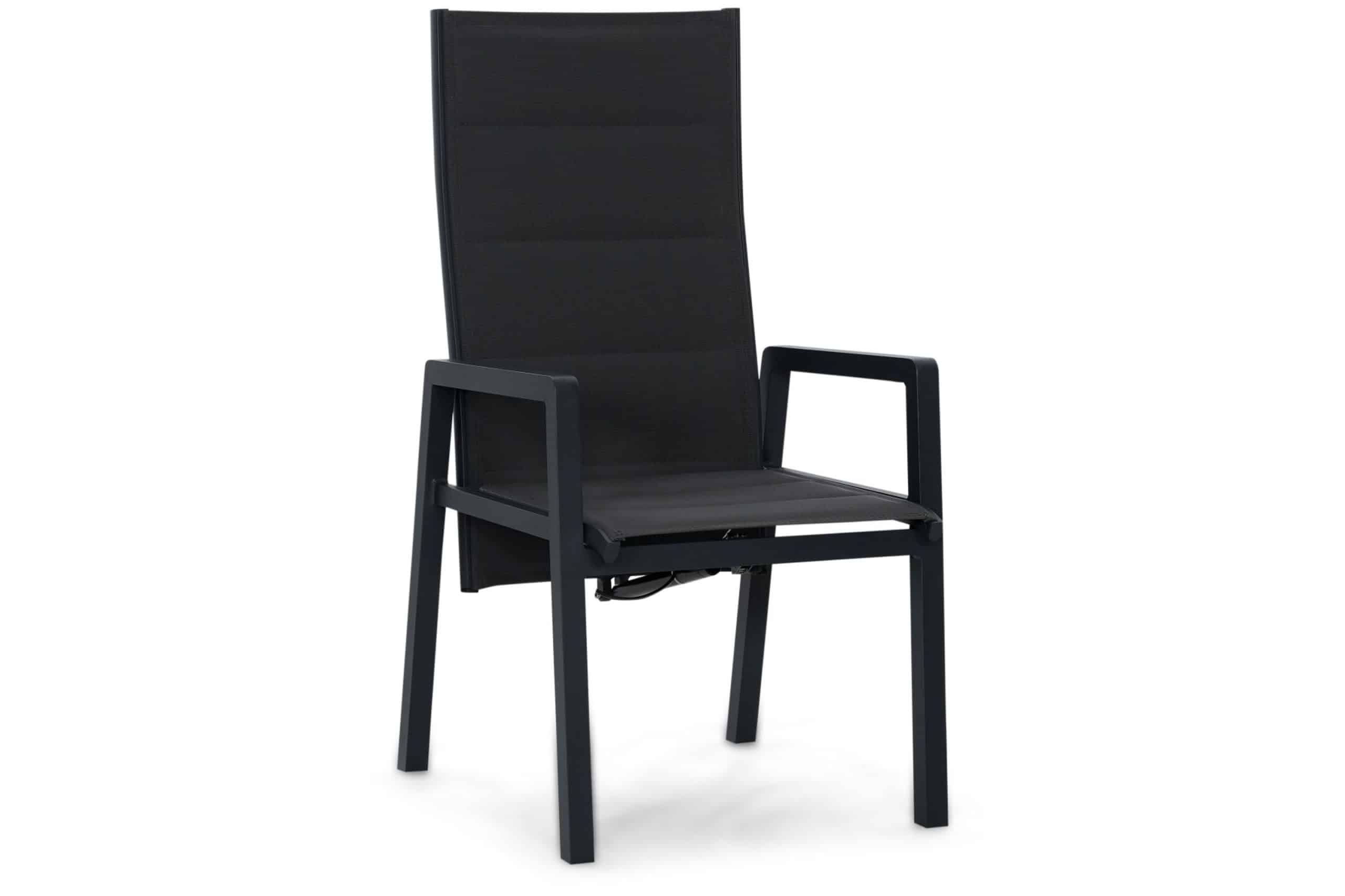 lifestyle essence dining tuinstoel verstelbaar antracite