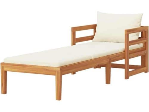 Ligbed Acaciahout - Terrasstoel Loungebed - Ontspannen in de tuin