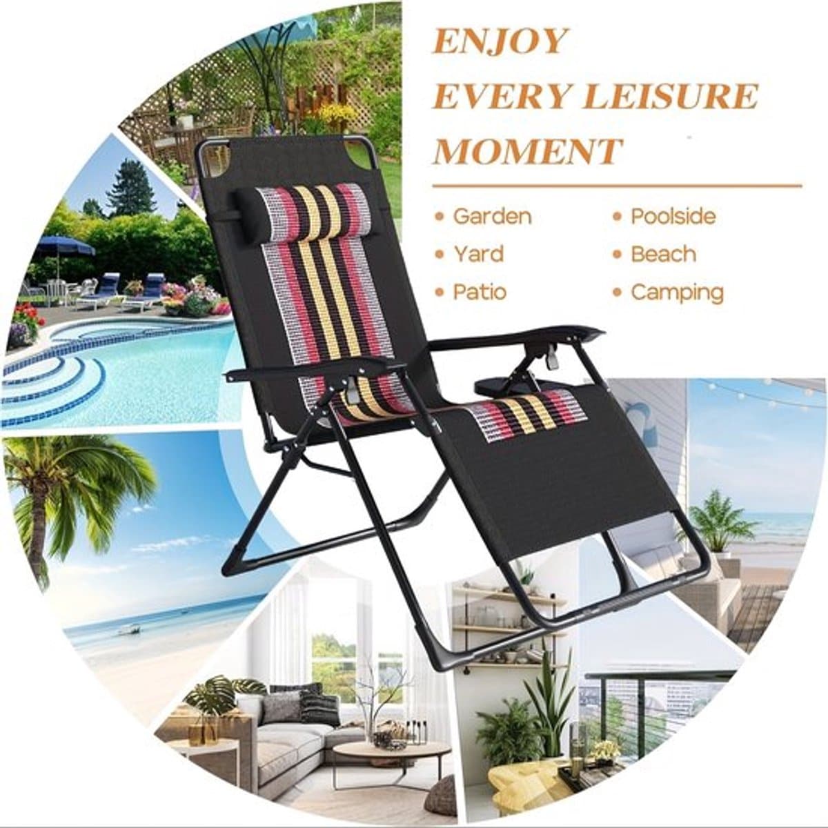 ligbed ligstoel zonnebed tuinstoel opvouwbaar