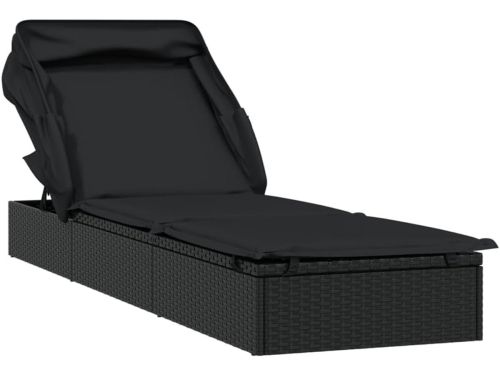 Ligbed met dak - Tuinstoel loungestoel - Relaxen in de