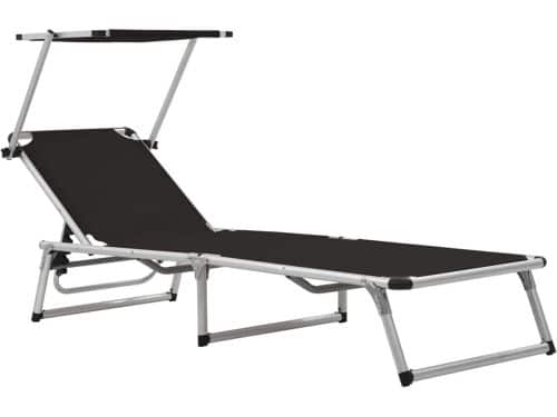 Ligbed met Dak - Zonnestoel Stoel - Ontspannen Buiten