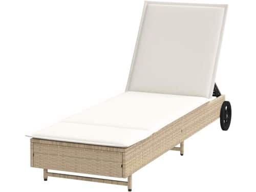 Ligbed met wielen - Tuinstoel Zonnebed - Ontspannen in de