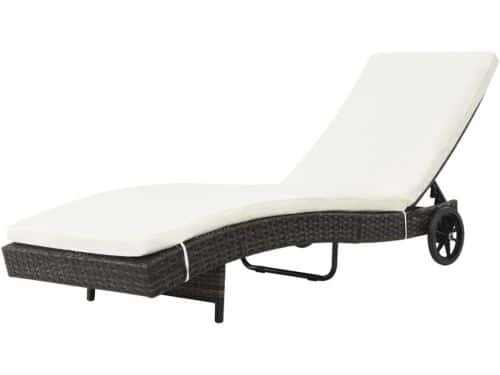 Ligbed Poly Rattan - Lounger Ligstoel - Ontspannen in de