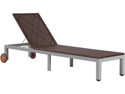 Ligbed Poly Rattan - Tuinbed Zonnebed - Zonnebaden Loungen