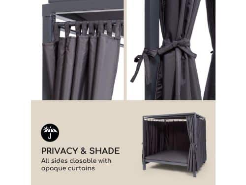 Ligbed-Sun Island Lounge Gazebo XXL Double Daybed - Outdoor Garden